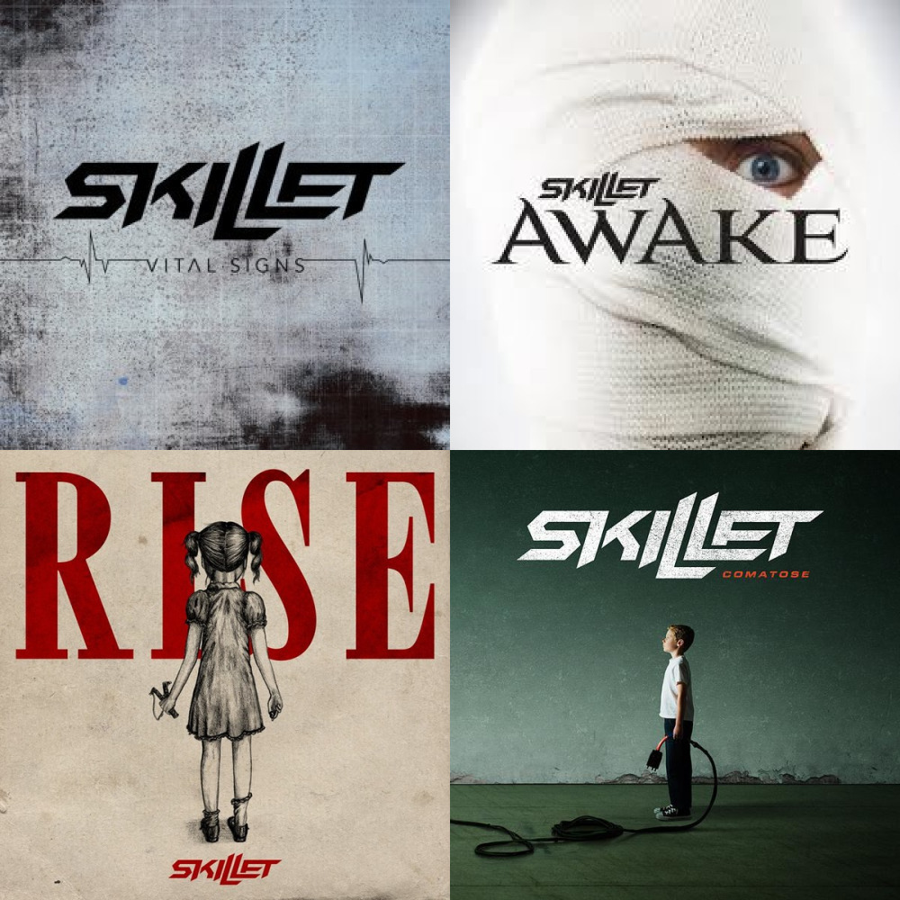 Skillet rise перевод. Обложка группы Skillet. Группа Skillet альбомы. Скиллет обложки альбомов. Обложка альбома группы Skillet Rise.